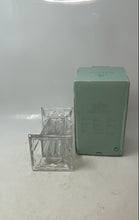 Load image into Gallery viewer, PartyLite Clear Engraved Quad Prism Pedestal Home Decor Candle Holder With Box
