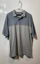 Load image into Gallery viewer, Pierre Cardin Mens Gray Colorblock Short Sleeve Collared Golf Polo Shirt Size XL
