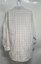 Load image into Gallery viewer, Tommy Hilfiger Mens White Check Print Long Sleeve Dress Shirt Size 17 1/2
