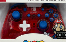 Load image into Gallery viewer, Nintendo Switch Rock Candy Super Mario Red Wired Controller Not Tested
