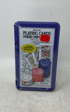 Load image into Gallery viewer, Cardinal Deluxe Playing Cards Poker Chips And Dice Set Texas Hold'Em Sealed
