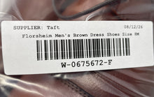Load image into Gallery viewer, Florsheim Mens Zaffiro 15204-221 Brown Leather Cap Toe Oxford Dress Shoes Sz 8 M
