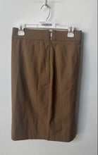 Load image into Gallery viewer, Banana Republic Womens Brown Knee-Length Side-Zip Straight &amp; Pencil Skirt Size 4
