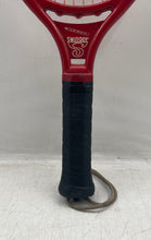 Load image into Gallery viewer, Vintage Leach Swinger Red Black Wrap Handle With Wrist Strap Racquetball Racket
