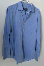 Load image into Gallery viewer, Vineyard Vines Mens Blue Printed Long Sleeve Classic Fit Button-Up Shirt Size M
