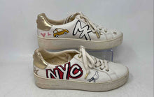 Load image into Gallery viewer, Michael Kors Womens Poppy Beige Lace-Up Low Top Sneakers Shoes Size 8 M
