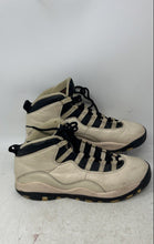 Load image into Gallery viewer, Nike Boys Air Jordan 10 Premium 832645-207 Beige Sneakers Shoes Sz 6Y No Insole
