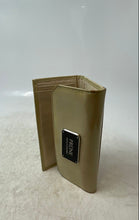 Load image into Gallery viewer, Prune Womens Beige Patent Leather Credit Card Slots Snap Trifold Wallet
