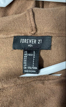 Load image into Gallery viewer, Forever 21 Womens Brown Long Sleeve Hooded Open Front Cardigan Sweater Size L
