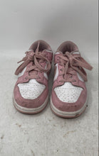 Load image into Gallery viewer, Nike Kids Dunk Low HV0930-100 Pink White Leather Lace-Up Sneaker Shoes Size 1.5Y
