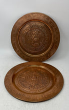 Load image into Gallery viewer, Chincultin Collection Mexican Embossed Aztec Mayan Calendar Decor Plates 2 Pcs
