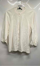 Load image into Gallery viewer, Tommy Hilfiger Womens White 3/4 Sleeve Button Front Blouse Top Size M
