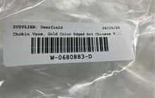 Load image into Gallery viewer, Chokin Japanese Gold Edged 24KT Geisha Scene Collectible Vase In Open Box
