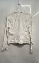 Load image into Gallery viewer, Tommy Hilfiger Womens White Denim Long Sleeve Button Front Jacket Size S
