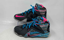 Load image into Gallery viewer, Nike Kids LeBron 12 Multicolor Lace-Up Basketball Sneaker Shoes Size 5Y
