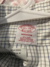 Load image into Gallery viewer, Brooks Brothers Mens Multicolor Collared Long Sleeve Dress Shirt Size M
