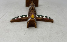 Load image into Gallery viewer, Collectible Totem Owl Pearlite Stone Indian Figurine Home Decor Pole
