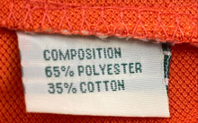 Load image into Gallery viewer, Lacoste Mens Orange Short Sleeve Collared Golf Polo Shirt Size Large
