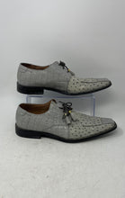 Load image into Gallery viewer, Stacy Adams Mens Gray Leather Square Toe Lace-Up Oxford Dress Shoes 8.5M
