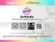 Load image into Gallery viewer, Authentic Marc by Marc Jacobs Black Frame
