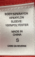 Load image into Gallery viewer, 7th Avenue Design Womens Orange Crochet Puff Sleeve Knitted Blouse Top Size S
