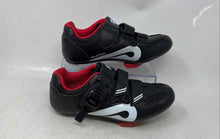 Load image into Gallery viewer, Peloton Womens Black Red 3 Bolt Adjustable Strap Cycling Shoes Size EUR 37
