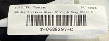 Load image into Gallery viewer, Adidas Boys Gray Strikers Miami FC Cabrera Soccer-MLS Jersey Size M 11-12Y

