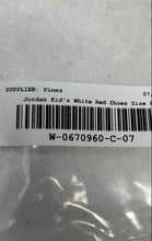 Load image into Gallery viewer, Nike Unisex Baby Air Jordan 11 378040-116 White Red Lace-Up Sneaker Shoes Sz 8C

