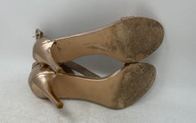 Load image into Gallery viewer, Steve Madden Womens Born Rose Gold Leather Stiletto Heel Ankle Strap Sandals 11M
