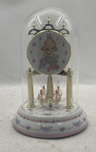 Load image into Gallery viewer, Precious Moments White Pink Hello Lord It's Me Again Porcelain Anniversary Clock
