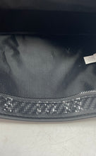 Load image into Gallery viewer, Nicole Miller Womens Black Silver-Tone Zip Top Cosmetic Makeup Bag With Tag
