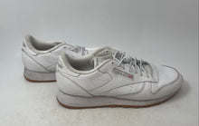 Load image into Gallery viewer, Reebok Mens Classic Leather 100008491 White Lace-Up Sneaker Shoes Size 11
