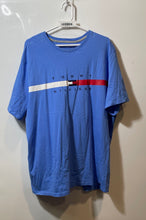Load image into Gallery viewer, Tommy Hilfiger Mens Blue Signature Stripe Short Sleeve Pullover T-Shirt Size XL
