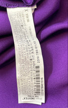 Load image into Gallery viewer, Zara Womens Purple 3/4 Sleeve Pleated Double-Breasted Blazer Dress Size XS
