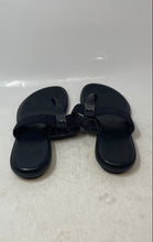 Load image into Gallery viewer, Michael Kors Womens Black T-Strap Slip-On Flat Thong Sandals Size 8.5M
