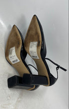 Load image into Gallery viewer, Marc Fisher Womens Demeter Black Leather High Block Ankle Strap Heels Size 6M
