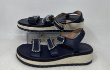 Load image into Gallery viewer, Cole Haan Womens Grandpro Daylin Blue White Triple Strap Sports Sandals Size 9B
