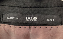 Load image into Gallery viewer, Hugo Boss Mens Black Long Sleeve Notch Lapel Single-Breasted Blazer Size L
