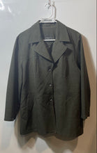 Load image into Gallery viewer, Marta Molero Design Womens Green Long Sleeve Button Front Blazer Jacket Size 2
