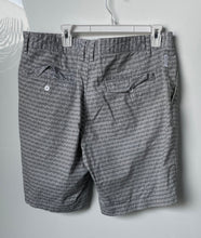 Load image into Gallery viewer, Armani Exchange Mens White Black Geometric Print Pockets Chino Shorts Size 36
