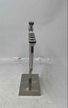 Load image into Gallery viewer, Vintage Hanukkah Menorah Religious Silver-Tone Candle Holder Judaism
