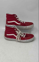 Load image into Gallery viewer, Vans Unisex Kids Sk8 Hi 721356 Red White Lace-Up Sneakers Shoes Size 5
