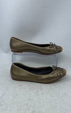 Load image into Gallery viewer, Kenneth Cole Womens Parking Gold Brown Leather Slip-On Ballet Flats Size 8 M
