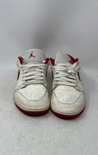 Load image into Gallery viewer, Nike Womens Air Jordan 1 Low HJ9338-106 White Red Sneaker Shoes Size 9.5
