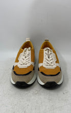 Load image into Gallery viewer, Michael Kors Womens Flynn Yellow Beige Lace-Up Low Top Sneaker Shoes Size 7M
