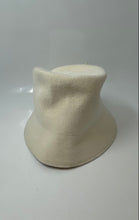 Load image into Gallery viewer, Whiteley Womens Cream Bow Detail Narrow Brim Elasticised Comfort Band Bucket Hat
