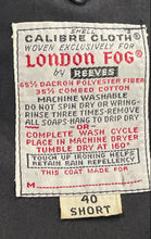 Load image into Gallery viewer, London Fog Mens Black Long Sleeve Pockets Trench Coat Size 40 Short
