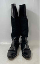 Load image into Gallery viewer, Charles David Womens Black Leather Almond Toe Knee-High Riding Boots Size 8.5 AA
