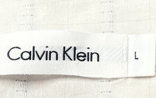 Load image into Gallery viewer, Calvin Klein Mens Gray Plaid Print Cotton Short Sleeve Button-Up Shirt Size L
