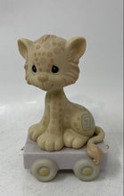 Load image into Gallery viewer, Enesco Precious Moments Birthday Train Wishing You Grrr-Eatness Leopard Figurine
